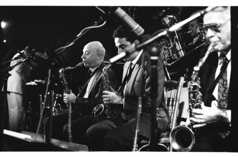 Jimmy Hastings, Ronnie Scott's, Soho, London, 1990.  Artist: Brian O'Connor.