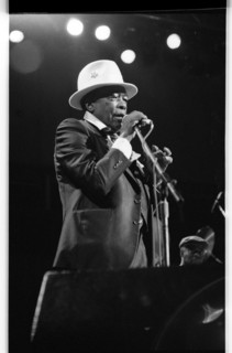 John Lee Hooker, Royal Festival Hall, London, 1988.  Artist: Brian O'Connor.