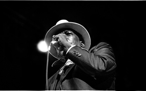 John Lee Hooker, Royal Festival Hall, London, 1988.  Artist: Brian O'Connor.