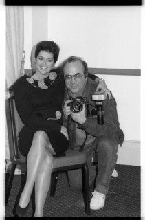 Gemma Craven and Bob Hoskins, BAFTA, Picadilly, London, 1990.  Artist: Brian O'Connor.