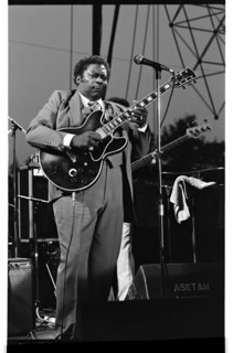 B.B. King, Capital Jazz, Knebworth, 1982.   Artist: Brian O'Connor.