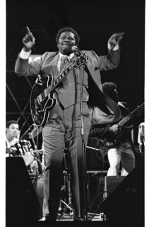 B.B. King, Capital Jazz, Knebworth, 1982.   Artist: Brian O'Connor.