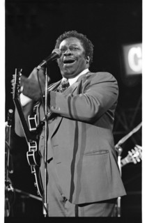 B.B. King, Capital Jazz, Knebworth, 1982.   Artist: Brian O'Connor.