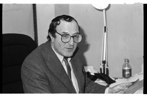 Dave Lee, Jazz FM London, 1990.  Artist: Brian O'Connor.