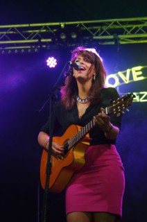 Chloe Charles, Love Supreme Jazz Festival, Glynde Place, East Sussex, 2014. Artist: Brian O'Connor.
