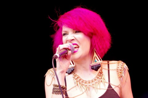Katie Leonie, Love Supreme Jazz Festival, Glynde Place, East Sussex, 2014. Artist: Brian O'Connor.