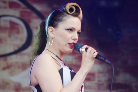 Imelda May, Love Supreme Jazz Festival, Glynde Place, East Sussex, 2014.  Artist: Brian O'Connor.