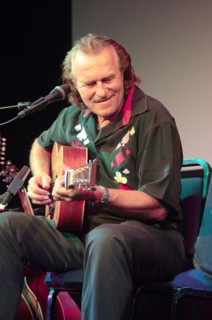 Hans Theessink, Hawth, Crawley, West Sussex, 2014.  Artist: Brian O'Connor.