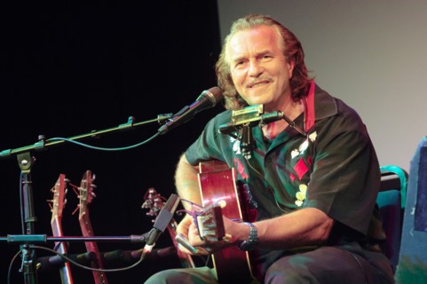 Hans Theessink, Hawth, Crawley, West Sussex, 2014.  Artist: Brian O'Connor.