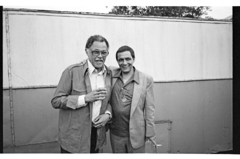 Art Pepper, (Dexter Gordon), Knebworth, 1981.   Artist: Brian O'Connor.