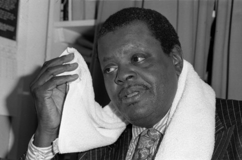Oscar Peterson, Ronnie Scott's, Soho, London, 1973.   Artist: Brian O'Connor.