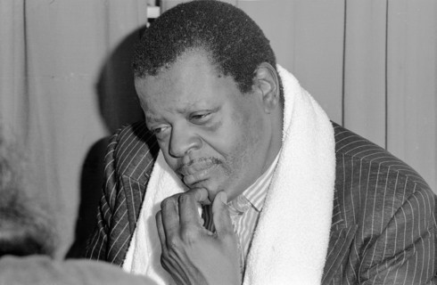 Oscar Peterson, Ronnie Scott's, Soho, London, 1973.   Artist: Brian O'Connor.