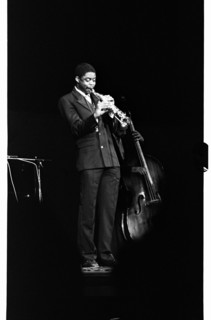 Courtney Pine, Fairfield Halls, Croydon, 1987.   Artist: Brian O'Connor.