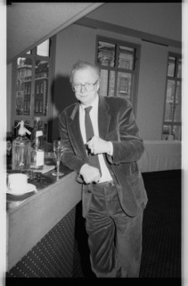 Dennis Potter, BAFTA, London, 1990.  Artist: Brian O'Connor.