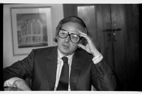 Andre Previn, London, 1985.   Artist: Brian O'Connor.