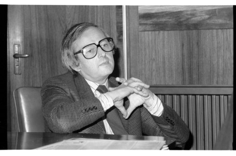 Andre Previn, London, 1985.   Artist: Brian O'Connor.