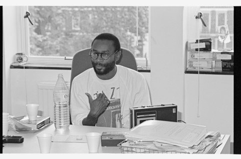 Bobby McFerrin, EMI, London, 1988.  Artist: Brian O'Connor.