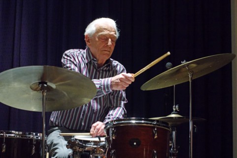 Tony Kinsey, Watermill Jazz Club, Dorking, Surrey, 2015. Artist: Brian O'Connor.