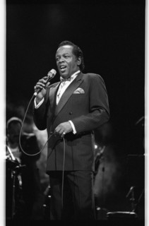 Lou Rawls, Royal Albert Hall, 1990. Artist: Brian O'Connor.