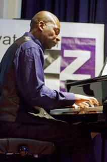 Basil Hodge, Watermill Jazz Club, Dorking, Surrey, 2015.  Artist: Brian O'Connor.