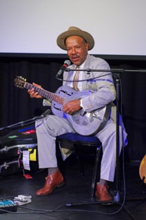 Michael Roach, Crawley Blues Club, Hawth, Crawley, West Sussex, 2015.  Artist: Brian O'Connor.