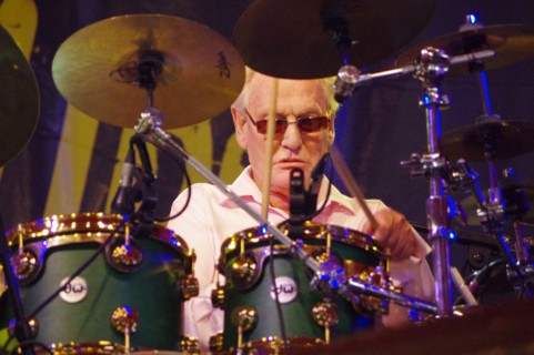 Ginger Baker, Love Supreme Jazz Festival, Glynde Place, East Sussex, 2015. Artist: Brian O'Connor.