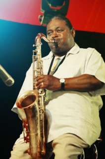Pee Wee Ellis, Love Supreme Jazz Festival, Glynde Place, East Sussex, 2015. Artist: Brian O'Connor.