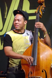 Michael Bowie, Love Supreme Jazz Festival, Glynde Place, East Sussex, 2015. Artist: Brian O'Connor.