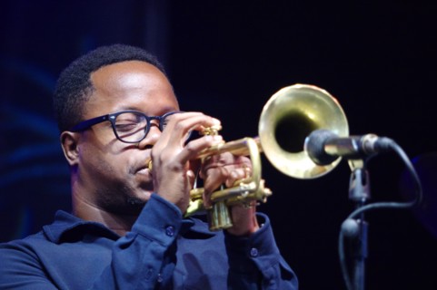 Ambrose Akinmusire, Love Supreme Jazz Festival, Glynde Place, East Sussex, 2015. Artist: Brian O'Connor.