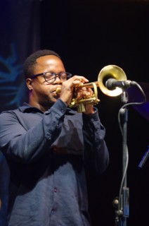 Ambrose Akinmusire, Love Supreme Jazz Festival, Glynde Place, East Sussex, 2015. Artist: Brian O'Connor.
