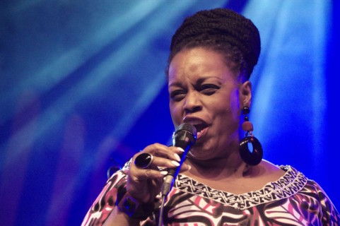 Dianne Reeves, Love Supreme Jazz Festival, Glynde Place, East Sussex, 2015. Artist: Brian O'Connor.