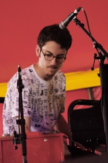 Elliott Galvin, Love Supreme Jazz Festival, Glynde Place, East Sussex, 2015. Artist: Brian O'Connor.