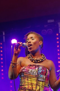 Adriana Lord, Love Supreme Jazz Festival, Glynde Place, East Sussex, 2015. Artist: Brian O'Connor.