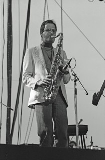 Michael Brecker, Capital Jazz, Knebworth, 1982. Artist: Brian O'Connor.