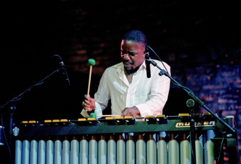 Stefon Harris, Brecon Jazz Festival, August 2004.  Artist: Brian O'Connor.