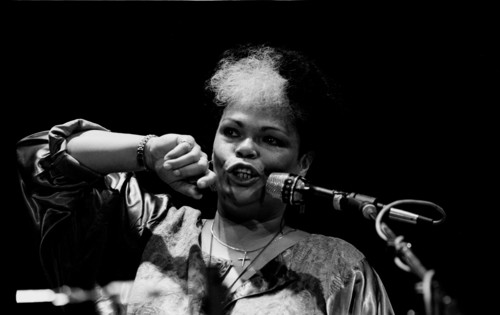 Tania Maria, Fairfield Halls, Croydon, Surrey, July 1987. Artist: Brian O'Connor.