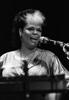 Tania Maria, Fairfield Halls, Croydon, Surrey, July 1987. Artist: Brian O'Connor.