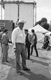 Leroy Vinnegar, Capital Jazz Festival, Knebworth, July 1982. Artist: Brian O'Connor.