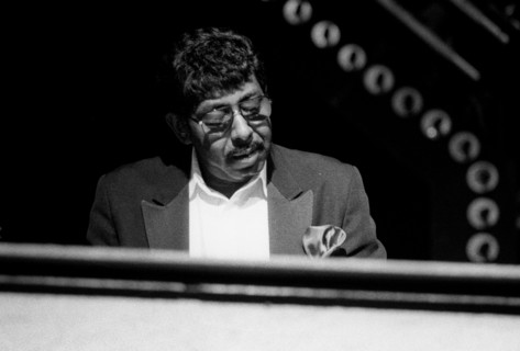 Jimmy McGriff, Top Rank Suite, Brighton, May 1989. Artist: Brian O'Connor.