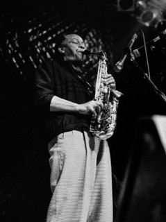 Frank Morgan, Subterranean Club, Labroke Grove, London, Oct 1990. Artist: Brian O'Connor.