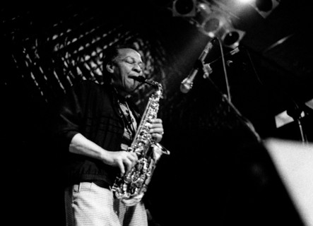 Frank Morgan, Subterranean Club, Labroke Grove, London, Oct 1990. Artist: Brian O'Connor.