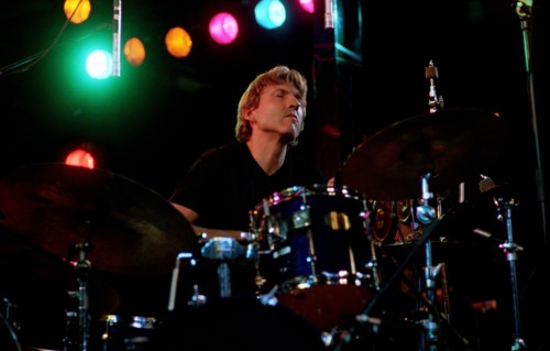 Magnus Ostrom, Brecon Jazz Festival, Brecon, Powys, Wales, Aug 2005. Artist: Brian O'Connor.