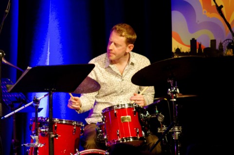 James Maddren, Ropetackle Arts Centre, Shoreham, West Sussex, Jan 2016. Artist: Brian O'Connor.