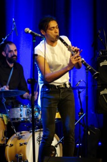 Arun Ghosh, Ropetackle Arts Centre, Shoreham, West Sussex, Jan 2016. Artist: Brian O'Connor.