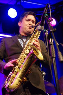 Brandon Allen, Ropetackle Arts Centre, Shoreham, West Sussex, Jan 2016. Artist: Brian O'Connor.