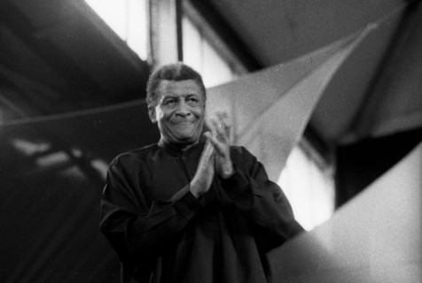 Abdullah Ibrahim, Brecon Jazz Festival, Powys, Wales, August 2001. Artist: Brian O'Connor.