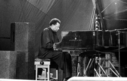 Abdullah Ibrahim, Brecon Jazz Festival, Powys, Wales, August 2001. Artist: Brian O'Connor.