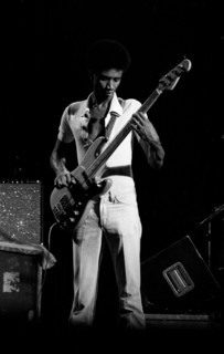 Alphonso Johnson, London, 1976.   Artist: Brian O'Connor.