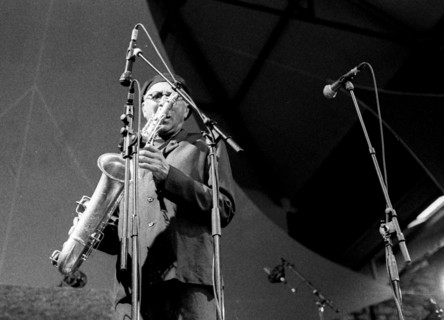 Charles Lloyd, Brecon Jazz Festival, Powys, Wales, August 2000. Artist: Brian O'Connor.