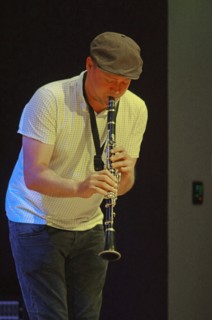 Adrian Cox (Rythme Futur), Birley Centre, Eastbourne, East Sussex, Sep 2015. Artist: Brian O'Connor.